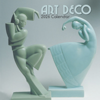 2026 Calendar Art Deco Square Wall, The Gifted Stationery GSC26129