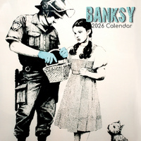 2026 Calendar Banksy Square Wall, The Gifted Stationery GSC26130