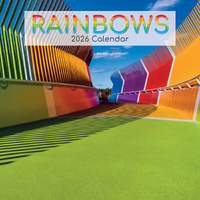 2026 Calendar Rainbows Square Wall, The Gifted Stationery GSC26158