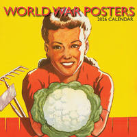 2026 Calendar World War Posters Square Wall, The Gifted Stationery GSC26169
