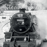 2026 Calendar Moments Steam Trains Square Wall, The Gifted Stationery GSC26175