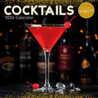 2026 Calendar Cocktails Square Wall, The Gifted Stationery GSC26197