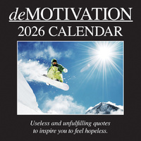 2026 Calendar Demotivation Square Wall, The Gifted Stationery GSC26211