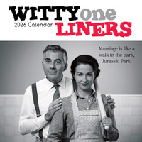 2026 Calendar Witty One Liners Square Wall, The Gifted Stationery GSC26218