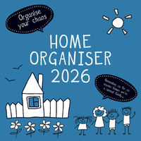 2026 Calendar Home Organiser Square Wall, The Gifted Stationery GSC26225