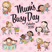 2026 Calendar Mum's Busy Day Square Wall, The Gifted Stationery GSC26228