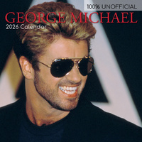 2026 Calendar 100% Unofficial George Michael Square Wall, The Gifted Stationery GSC26242