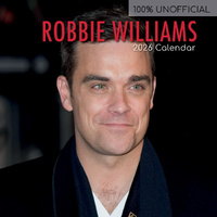 2026 Calendar 100% Unofficial Robbie Williams Square Wall, The Gifted Stationery GSC26247