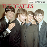 2026 Calendar 100% Unofficial The Beatles Square Wall, The Gifted Stationery GSC26250