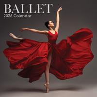 2026 Calendar Ballet Square Wall, The Gifted Stationery GSC26252