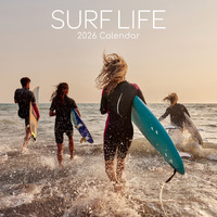 2026 Calendar Surf Life Square Wall, The Gifted Stationery GSC26268
