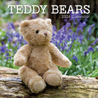 2026 Calendar Teddy Bears Square Wall, The Gifted Stationery GSC26269