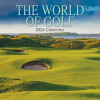 2026 Calendar The World of Golf Square Wall, The Gifted Stationery GSC26270