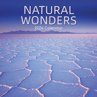 2026 Calendar Natural Wonders Square Wall, The Gifted Stationery GSC26275