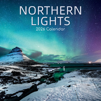 2026 Calendar Northern Lights Square Wall, The Gifted Stationery GSC26276