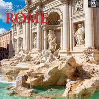 2026 Calendar Passport Collection Rome 16-Month Square Wall, The Gifted Stationery GSC26310