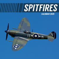2026 Calendar Spitfires Square Wall, The Gifted Stationery GSC26404