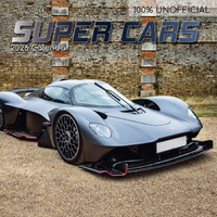 2026 Calendar 100% Unofficial Super Cars Square Wall, The Gifted Stationery GSC26407