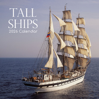 2026 Calendar Tall Ships Square Wall, The Gifted Stationery GSC26408