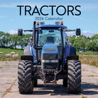 2026 Calendar Tractors Square Wall, The Gifted Stationery GSC26409