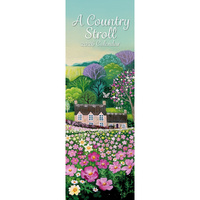 2026 Calendar A Country Stroll Slim Wall, The Gifted Stationery GSC26419