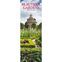 2026 Calendar Beautiful Gardens Slim Wall, The Gifted Stationery GSC26423