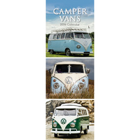2026 Calendar Camper Vans Slim Wall, The Gifted Stationery GSC26426