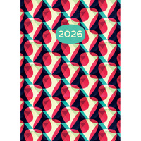 2026 Planner In the Groove A5 Week to View Padded, The Gifted Stationery GSC26466