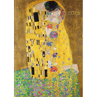 2026 Planner Klimt A5 Week to View Padded, The Gifted Stationery GSC26468
