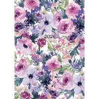 2026 Planner Lilac Blush A5 Week to View Padded, The Gifted Stationery GSC26469