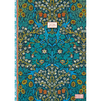 2026 Planner William Morris Blackthorn A5 Week to View Padded, The Gifted Stationery GSC26483