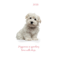 2026 Planner Adorable Dogs Pocket Week to View, The Gifted Stationery GSC26486