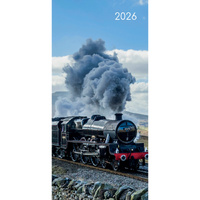 2026 Planner Steam Trains Pocket Week to View, The Gifted Stationery GSC26516