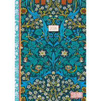 2026 Planner William Morris Blackthorn A6 Week to View Flexi, The Gifted Stationery GSC26530