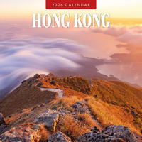 2026 Calendar Hong Kong 16-Month Square Wall, Red Robin RR261317