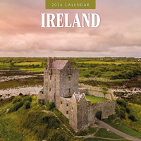2026 Calendar Ireland 16-Month Square Wall, Red Robin RR261318