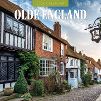 2026 Calendar Olde England 16-Month Square Wall, Red Robin RR261325