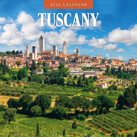 2026 Calendar Tuscany 16-Month Square Wall, Red Robin RR261330