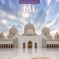 2026 Calendar UAE 16-Month Square Wall, Red Robin RR261331