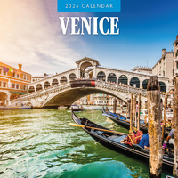 2026 Calendar Venice 16-Month Square Wall, Red Robin RR261332