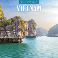 2026 Calendar Vietnam 16-Month Square Wall, Red Robin RR261333