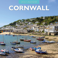 2026 Calendar Cornwall 16-Month Square Wall, Red Robin RR261336