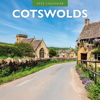 2026 Calendar Cotswolds 16-Month Square Wall, Red Robin RR261337