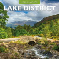 2026 Calendar Lake District 16-Month Square Wall, Red Robin RR261340