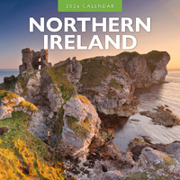 2026 Calendar Northern Ireland 16-Month Square Wall, Red Robin RR261342