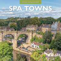 2026 Calendar Spa Towns 16-Month Square Wall, Red Robin RR261345
