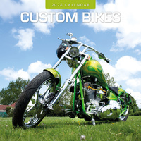 2026 Calendar Custom Bikes 16-Month Square Wall, Red Robin RR261355
