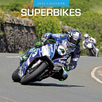 2026 Calendar Superbikes 16-Month Square Wall, Red Robin RR261364