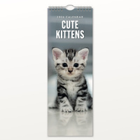 2026 Calendar Cute Kittens Slim Wall, Red Robin RR263008