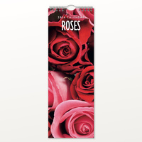2026 Calendar Roses Slim Wall, Red Robin RR263049